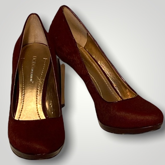 Fuzzy BCBGeneration Red Heels. Size 8.5 - Picture 2 of 9